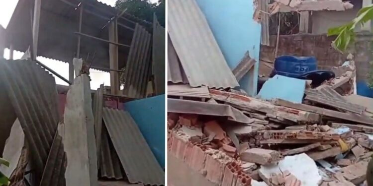 Mulher morre após casa explodir por vazamento de gás de cozinha em Vila Velha