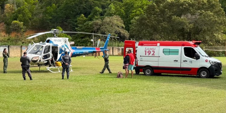 Criança de dois anos é atacada por cães e levada para hospital de helicóptero, no ES